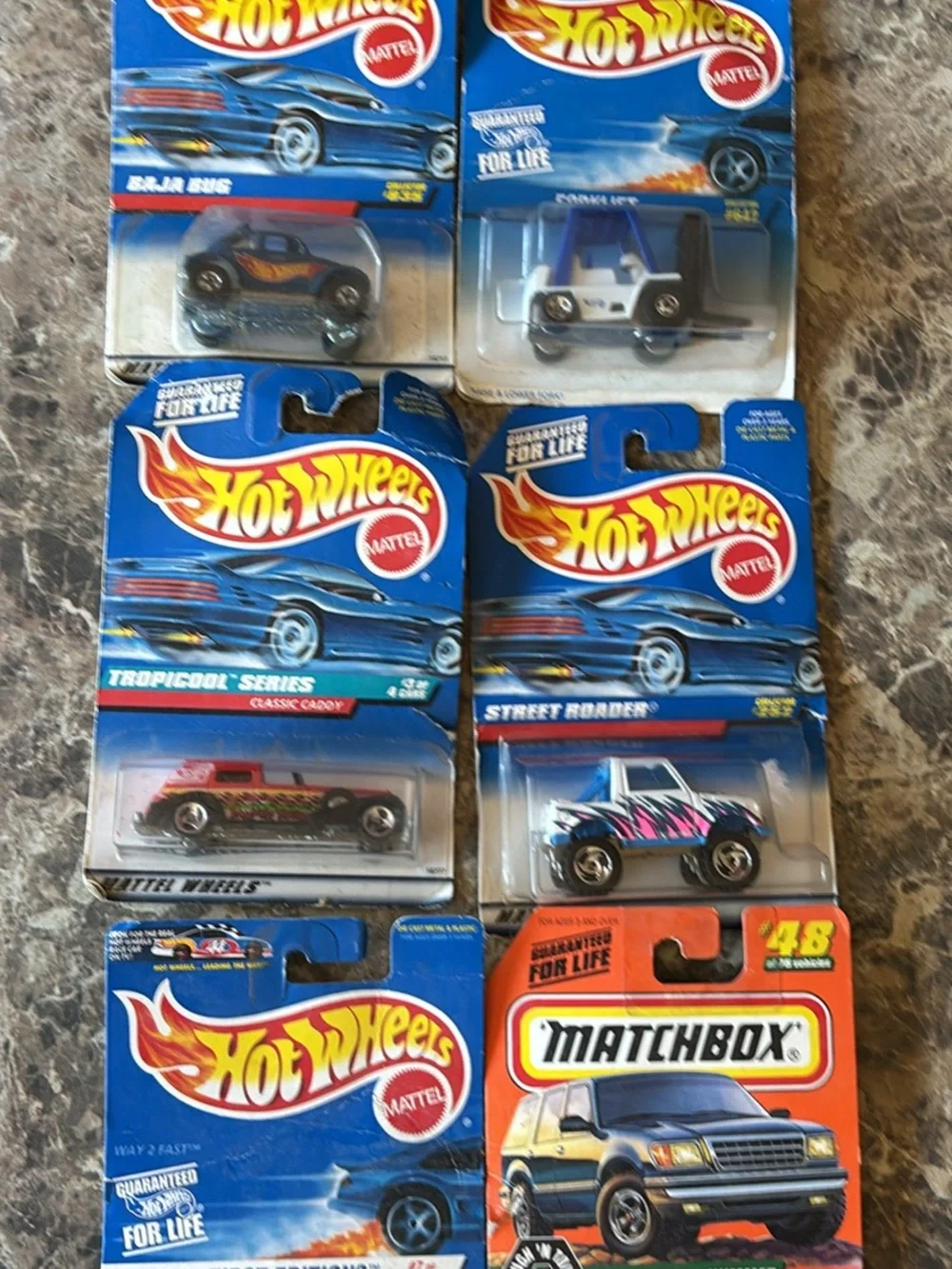 Vintage/Retro 90’s Hot Wheels Assorted Die-Cast Toy Cars Collection.